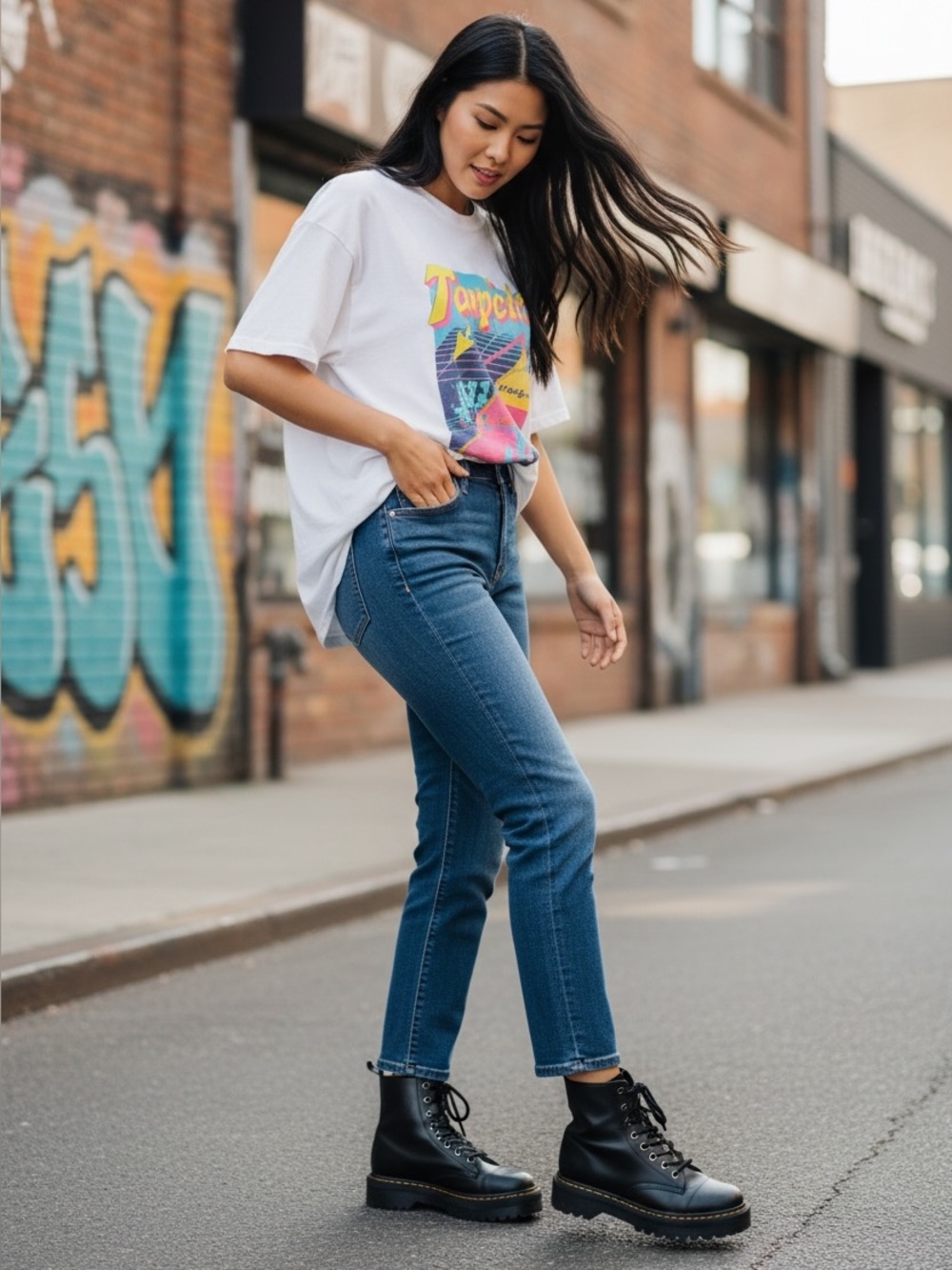 Kut from the Kloth Women’s Straight Leg Jeans in Dark Blue Wash